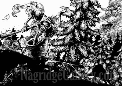 Baba Yaga on the Chase