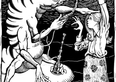 Alice and the Caterpillar