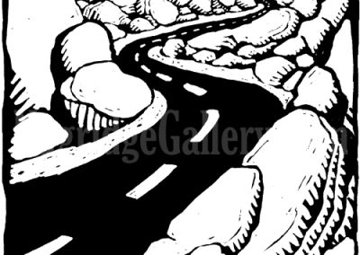 Road Through Hills - variation 2