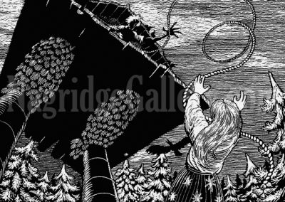 Baba Yaga Throwing Down the Rope